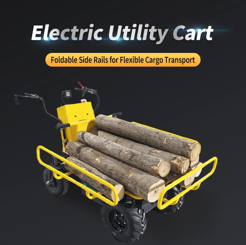 Electric Construction Material Dumper Site Transport Vehicle System