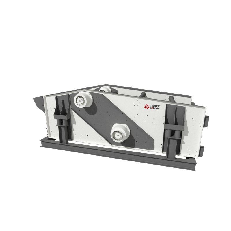 Safe and Reliable Adjustable Speed Low Power Dissipation Horizontal Vibrating Screen with Simple Structure for Mineral Processing Building Materials