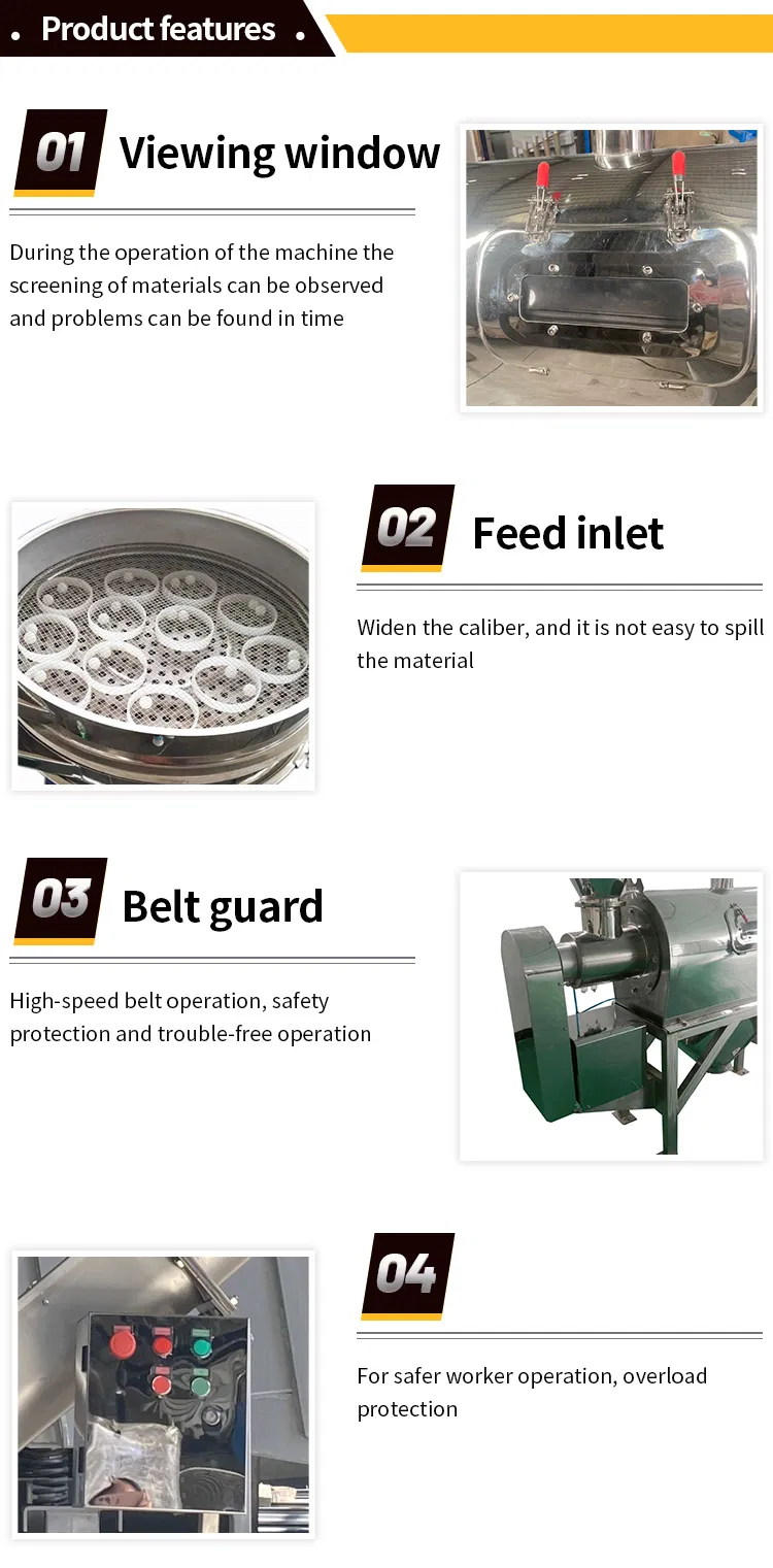 Horizontal Airflow Sifter Details