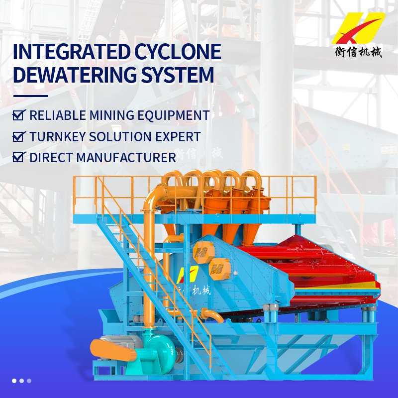 Mining Hydrocyclone Plant Cyclone Slurry Dewatering System for Coal Preparation Plants