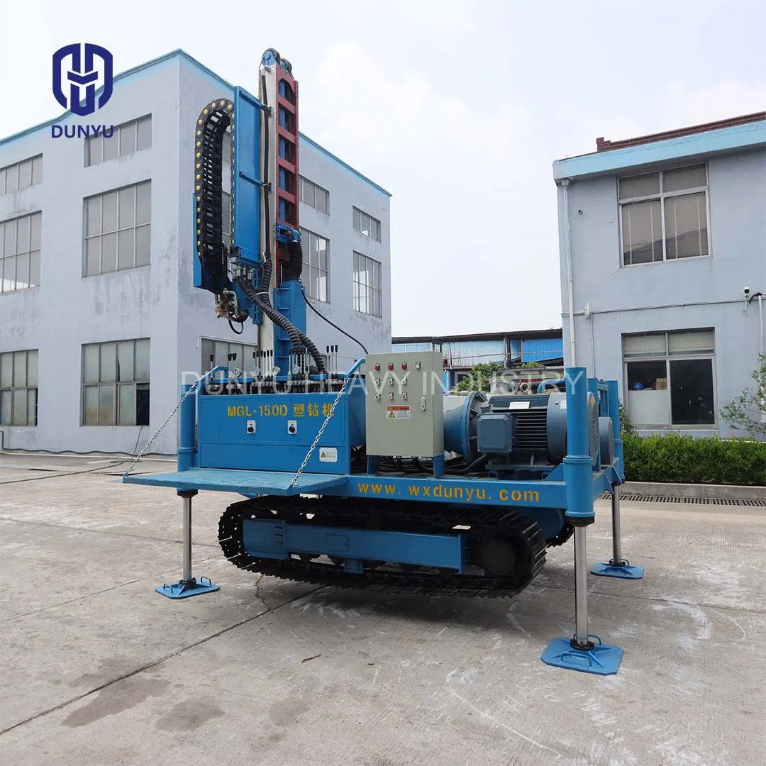 Crawler-Mounted Full-Hydraulic Borehole Deep Excavation Anchor Drilling Rig Machinery