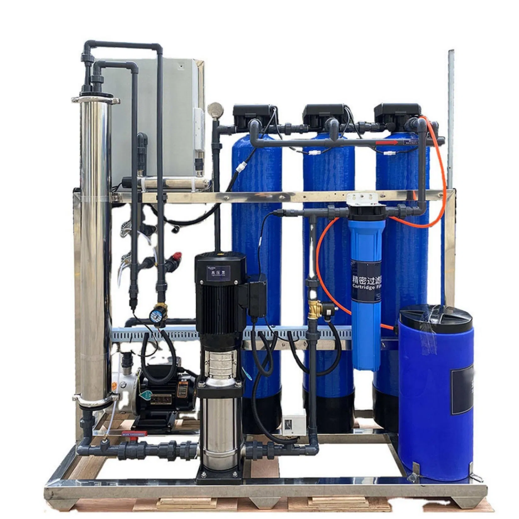High Efficiency Reverse Osmosis Desalination System for Mining Camps