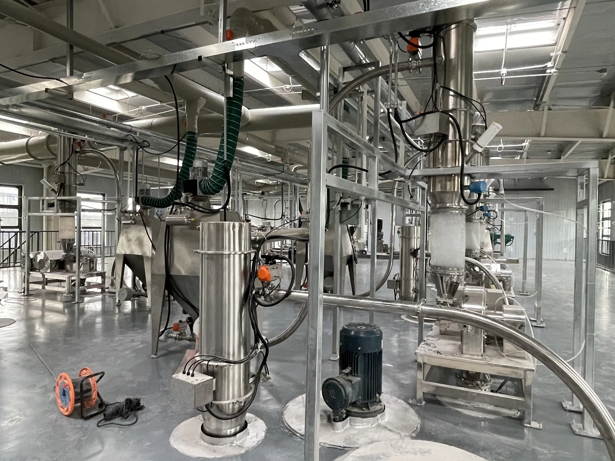 High Efficiency Powder Conveying System for Bulk Materials