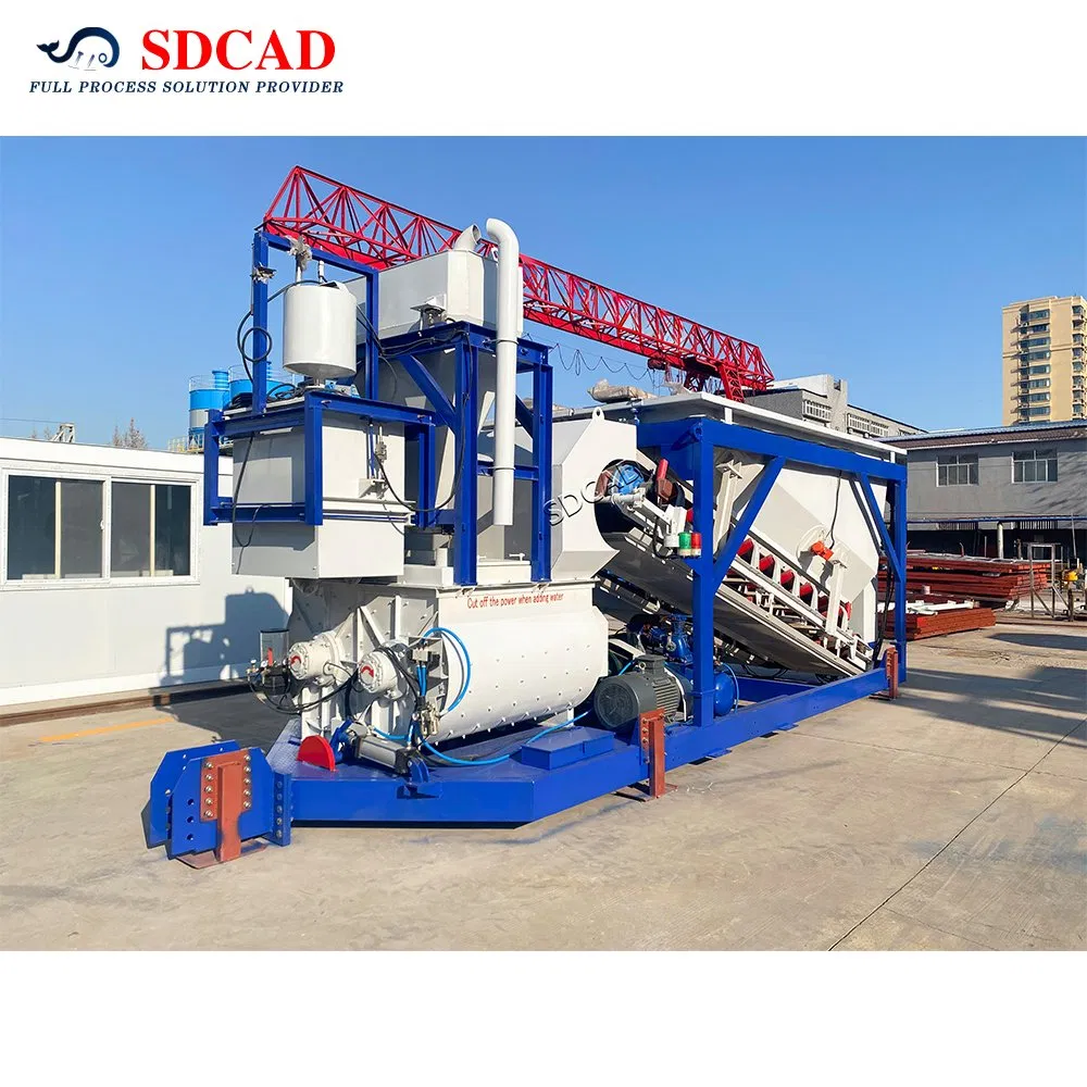 90m3/H High Capacity Batching Plant Integrated Steam Heating System -40°C Workable Stock in Factory