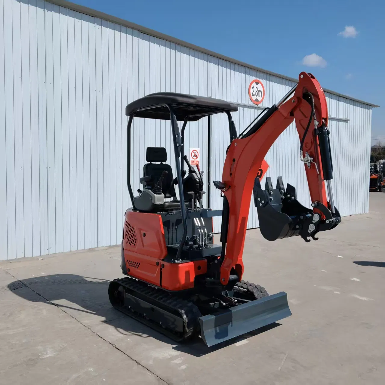 0.8ton 1ton 1.8ton 2ton Stable Reliable Powerful Hydraulic System Crawler Mini Excavator for Rough Terrain Urban Excavation/Small-Scale Projects with CE