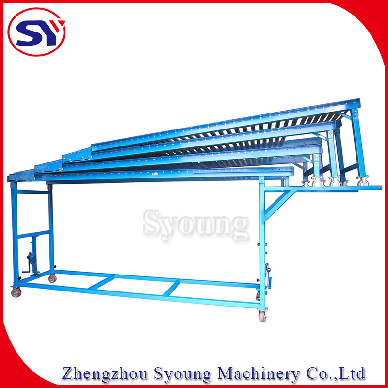 Heavy Duty Telescopic Gravity Roller Conveyor for 20" 40" Container Unloading