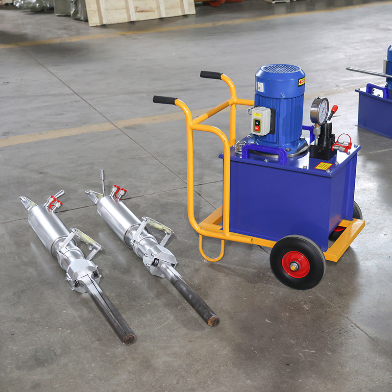 Towable Hydraulic Rock Splitters Stone Splitting Machine for Mountain Excavation