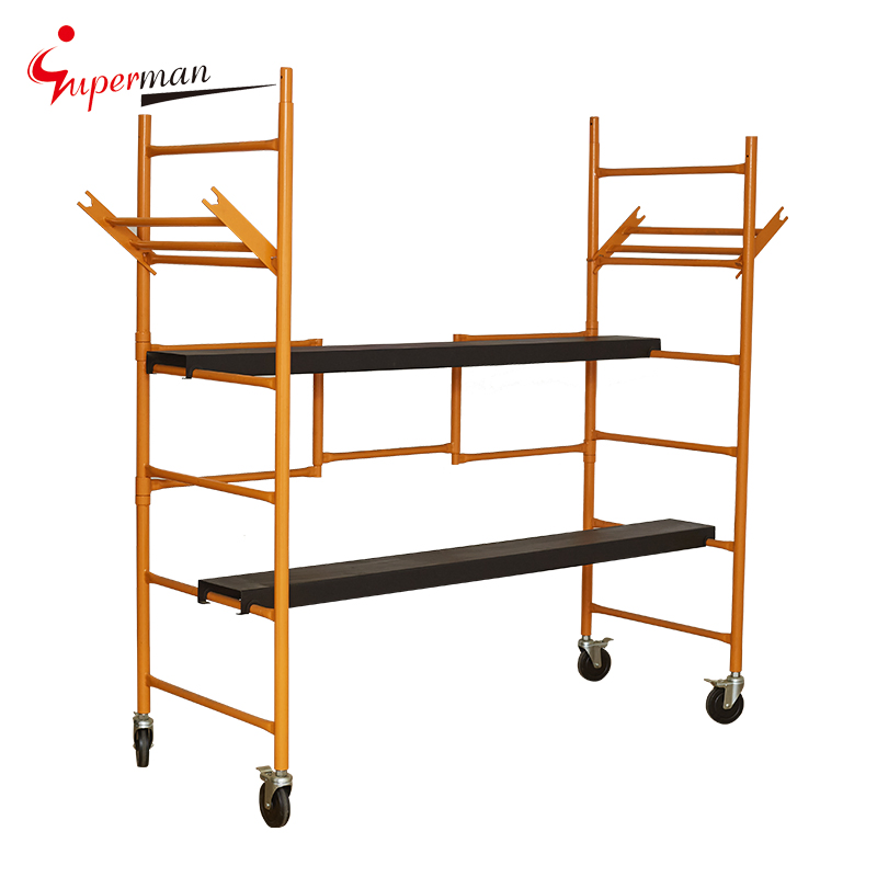 Versatile Mini Scaffolding System for Easy Transport and Use