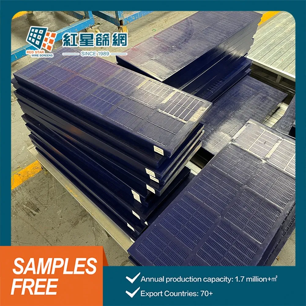 Opening Area 35% High-Efficiency Polyurethane Screens for Mineral Processing