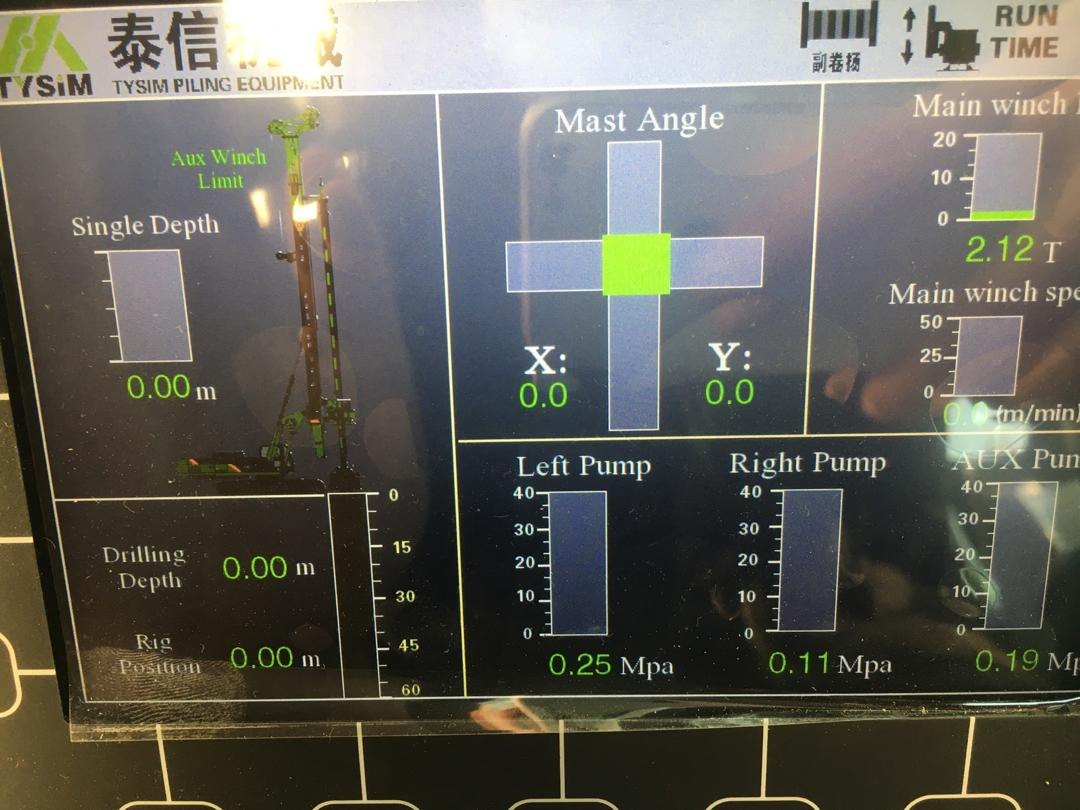 Customized Crawler Drilling Machine Deep Hole Drilling Machine Electric Auger Drilling Rock Drilling Machine Earth Auger System Pressure 34.3 Factory Direct Sal