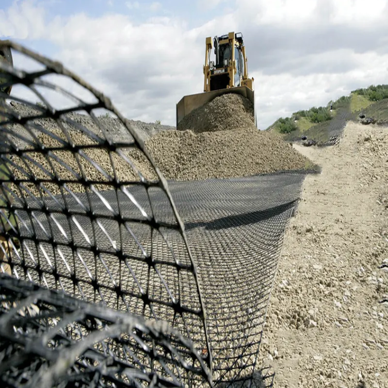 Geocell and Geogrid System for Improved Load Distribution