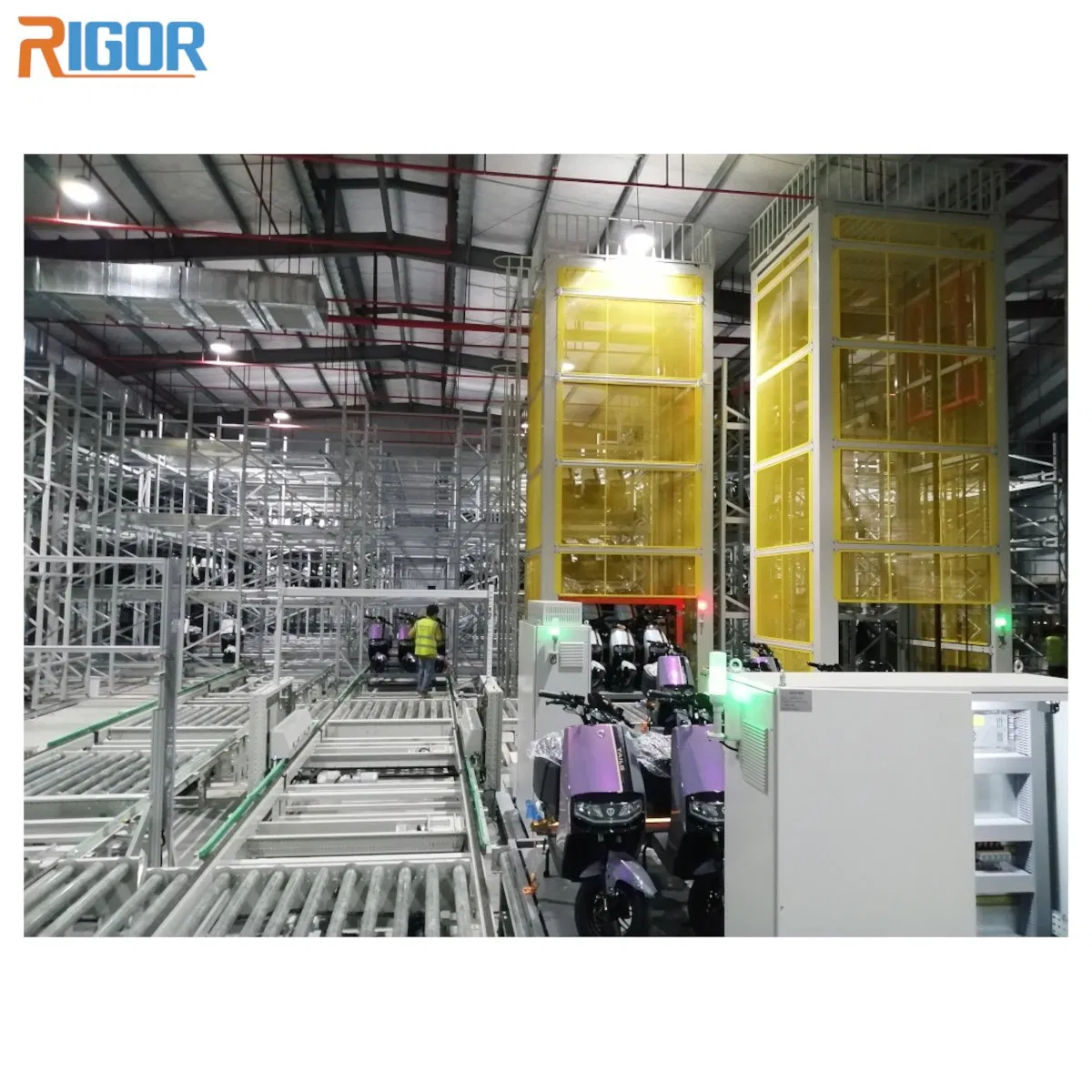 Industrial Lifting Equipment Automated Conveyor Material Handling Lift Vertical Conveyor System