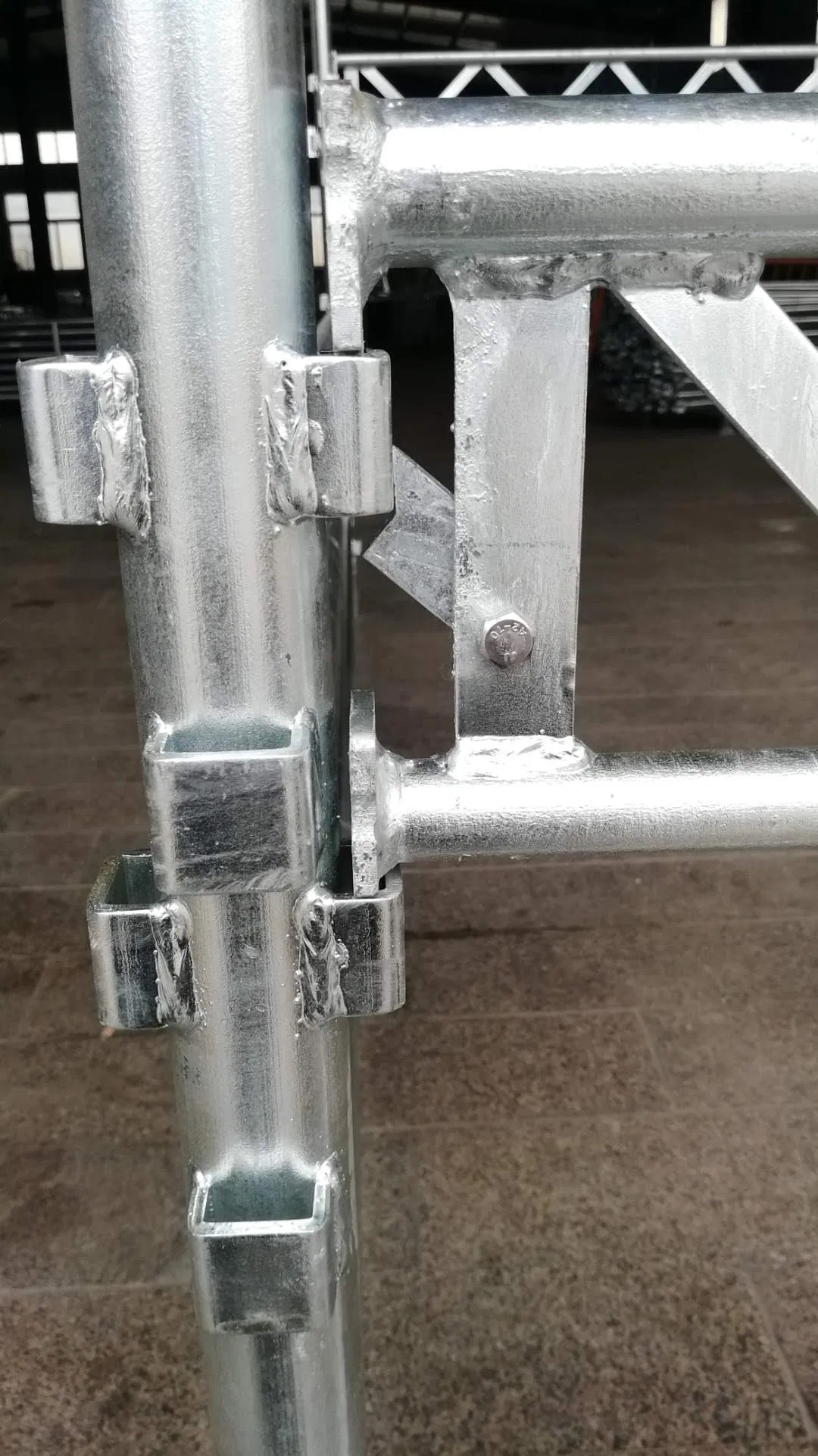 Vertical Haki Scaffolding System for Building Construction