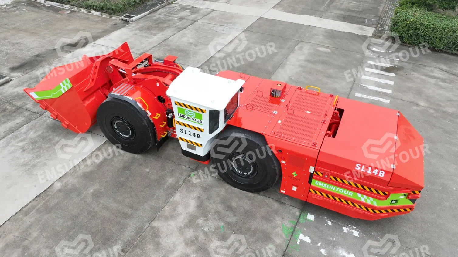 14t Underground Electric Mining Load-Haul-Dump Loader System