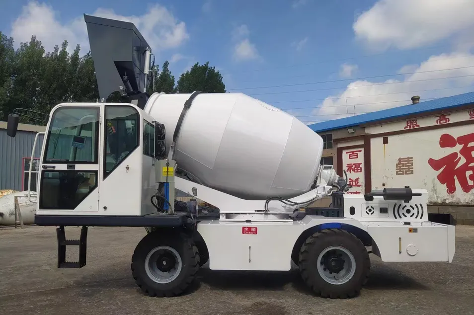 Self Loading Concrete Mixer