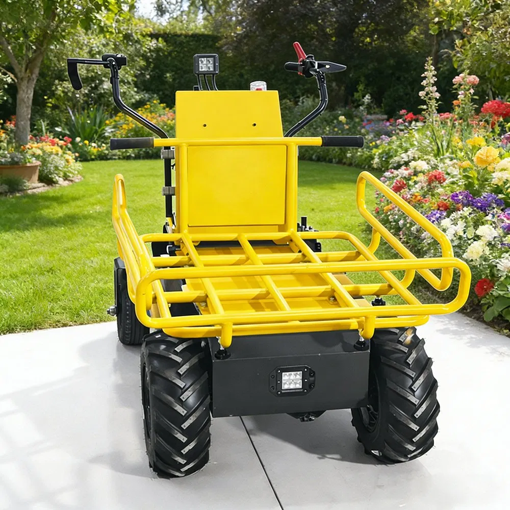 Electric Construction Material Dumper Site Transport Vehicle System