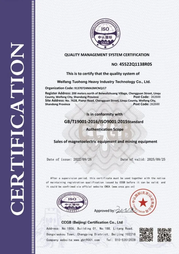 ISO Certification