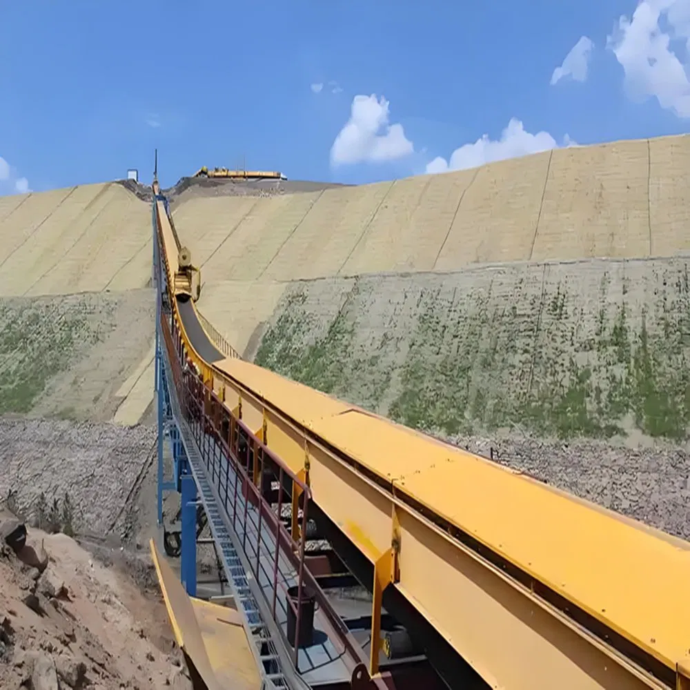 Long Distance Bulk Material Handling System for Industrial Use