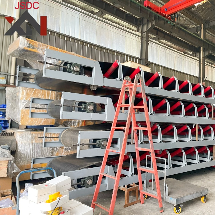 Heavy-Duty Belt Conveyor System for Streamlined Material Transport