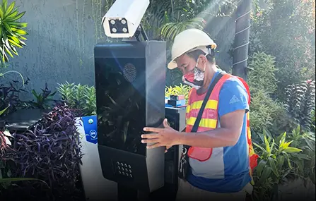 Anrui smart parking project in Timor-Leste