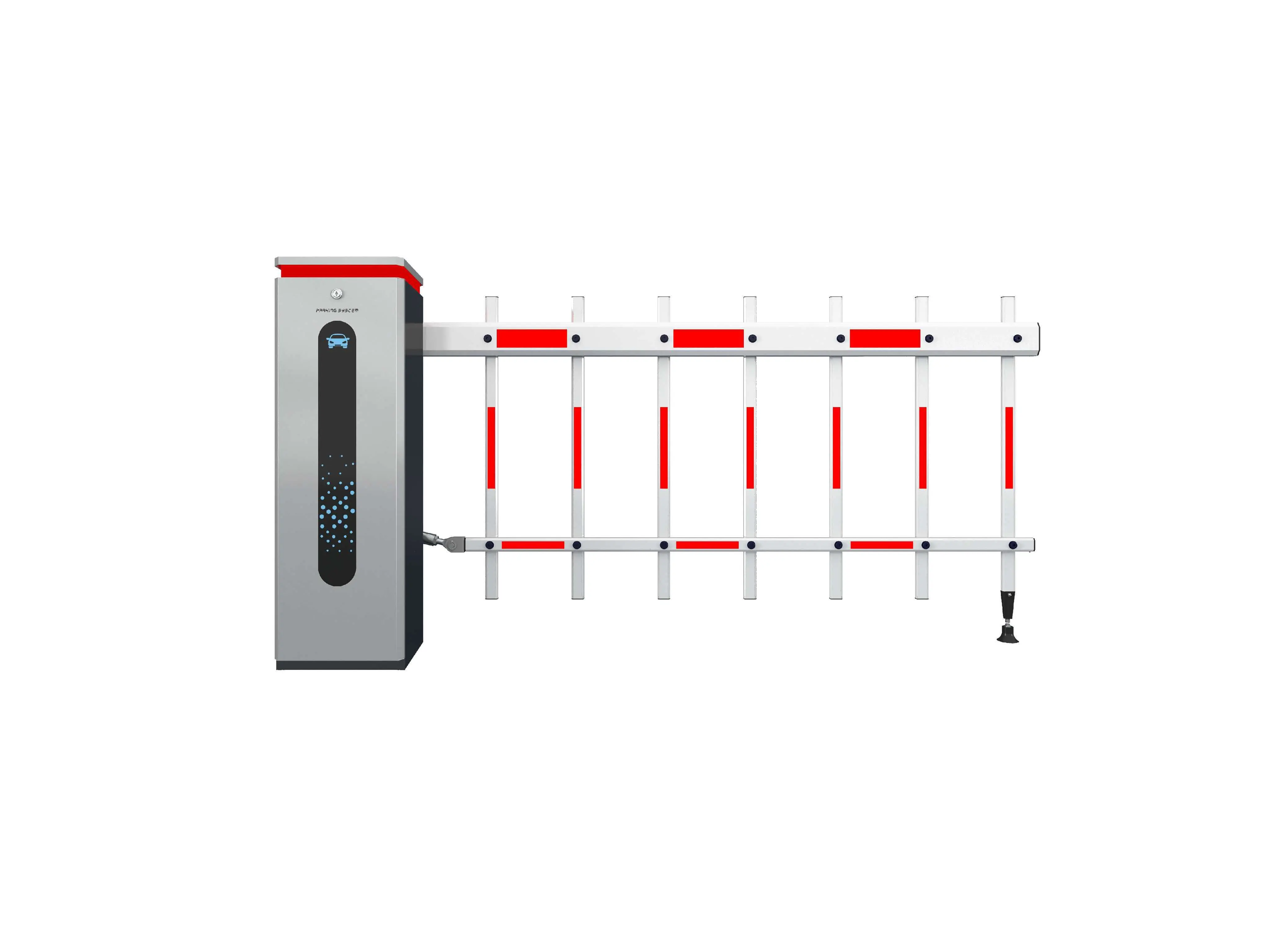Cost-Effective Car Parking And Toll Access Control Automatic Articulated DC Parking Boom Barrier Gate With Long Range Rfid Reader Suppliers, Factory
