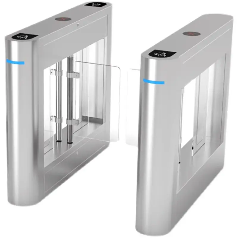 Buy Discount Office Building Entrance Attendance Security Access Control Turnstiles Gate Swing Barrier Speed Gate Manufacturers, Price