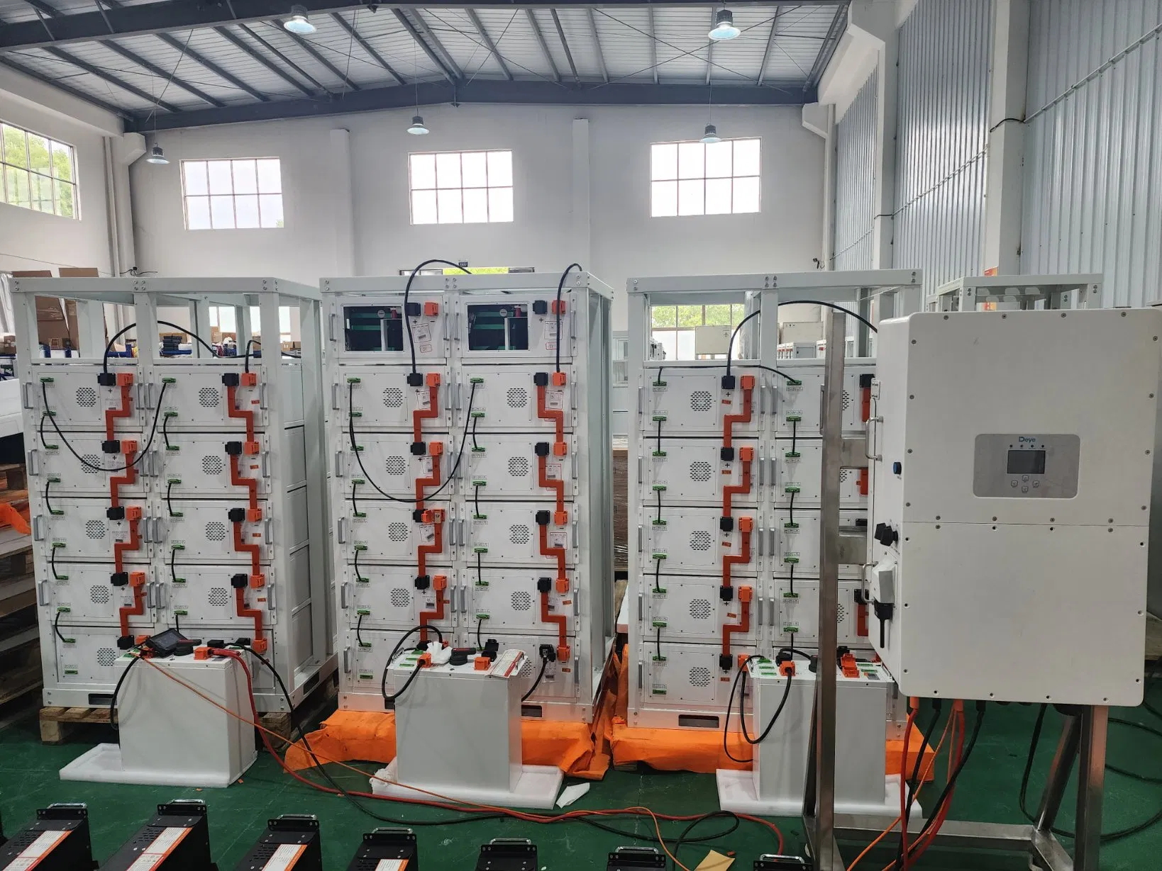 Industrial Commercial Energy Storage System Rack 307.2V 409.6V 512V 768V 50kwh 100kwh 500kwh High Voltage Solar LiFePO4 Lithium Iron Phosphate Battery