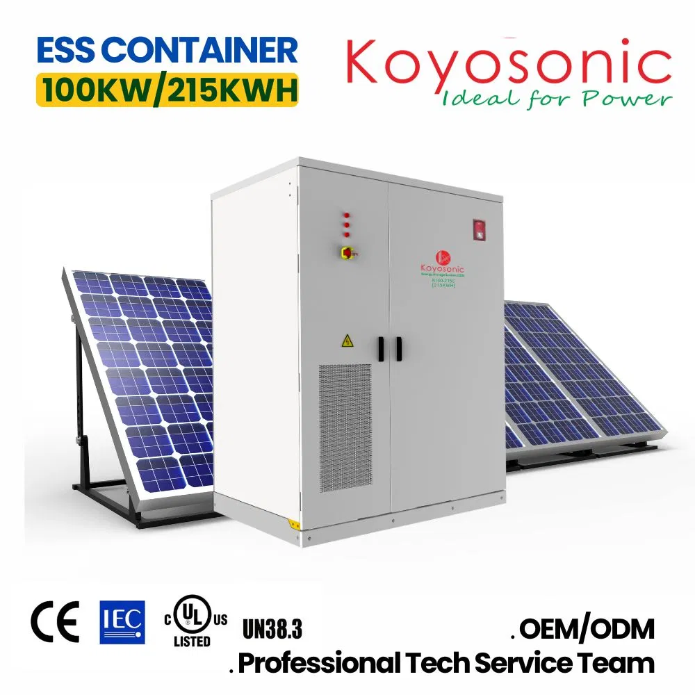 Residential Battery Storage System 100kw Hybrid Inverter + 241kwh LiFePO4 Battery Pack