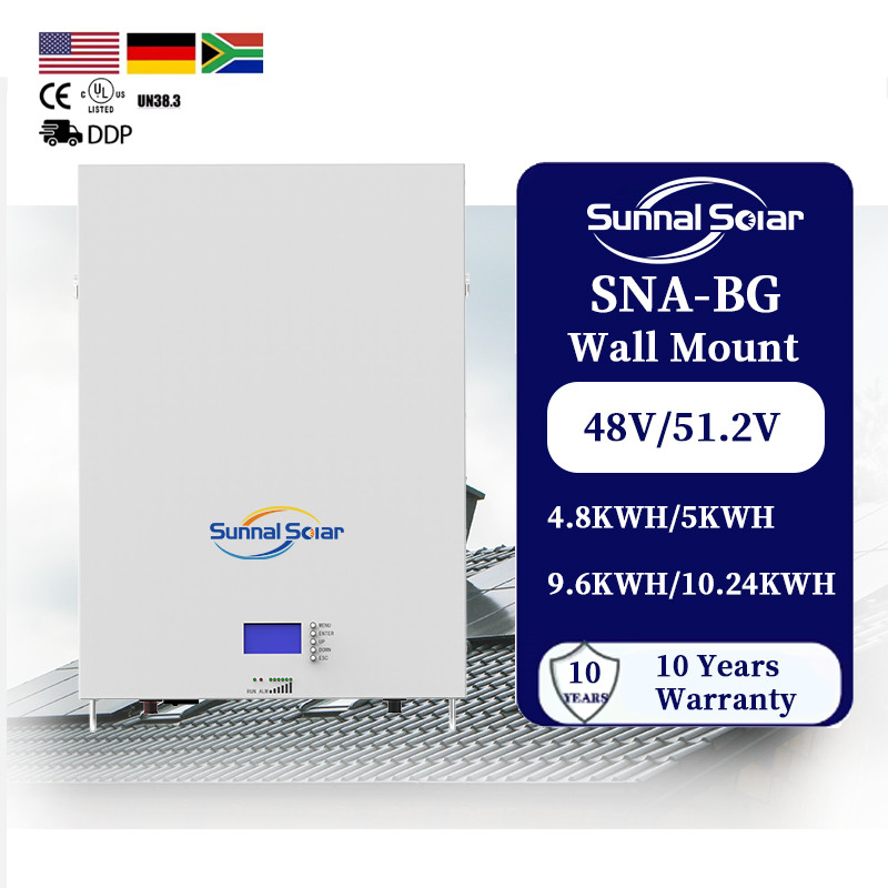 Best Battery a Class 200A 48 Volt 6 Kw 8kw 30kwh AC Wall Mounted Home Energy Storage Battery