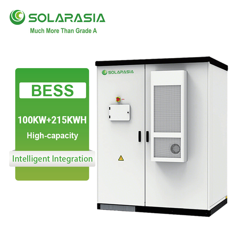 Efficient 100kw 210kwh Outdoor Energy Storage System Solution for Solar Power Systems All in One Containerized Design with Long Lifespan and Easy Maintenance