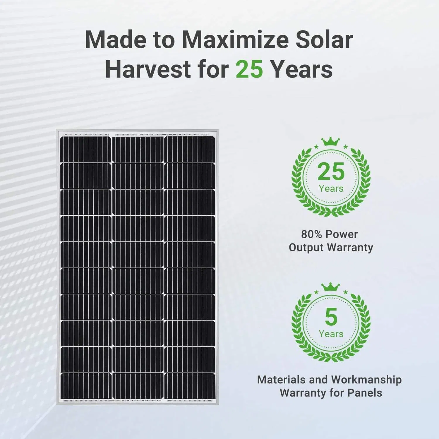 Monocrystalline 550W Solar Panel with 545W-600W Range Half Cell Perc System