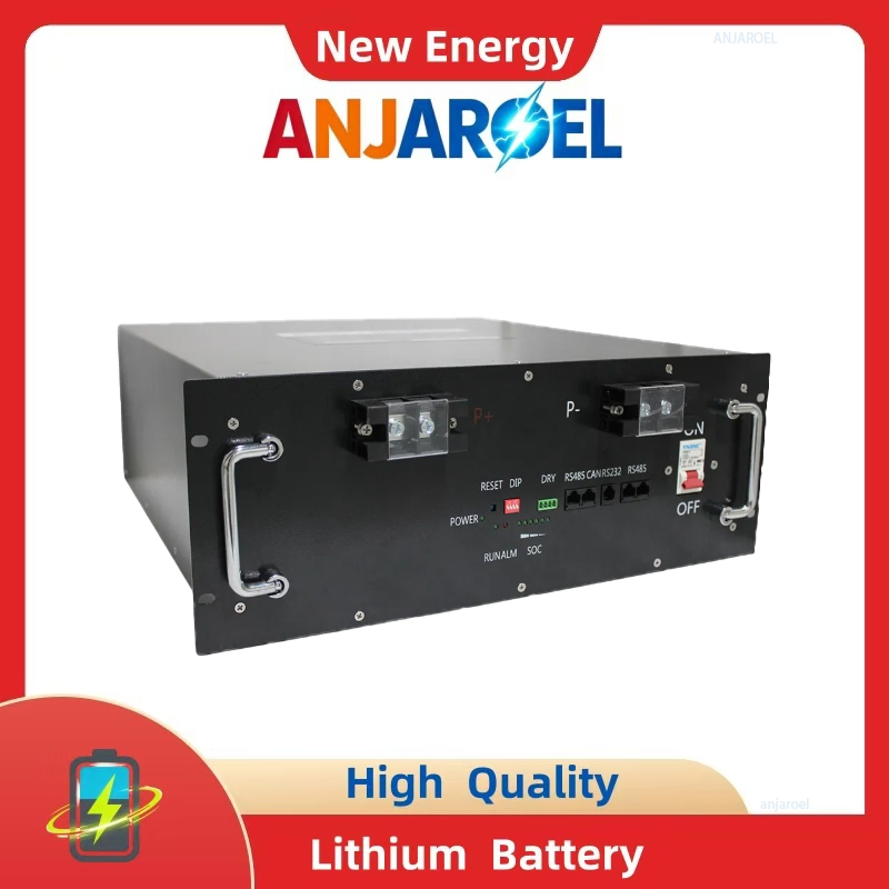 51.2V 100ah Deep Cycle Rack Mounted Lithium Battery 48V 20/50/75/100/150/200ah LFP Solar Energy Storage Lithium Ion Battery