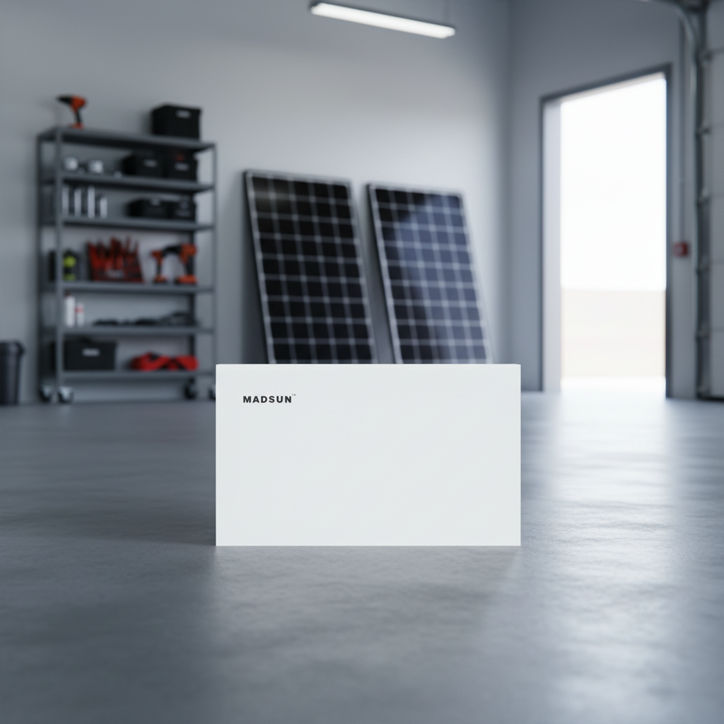 Madsun Ultra Thin Powerwall 48V Low Voltage LifePo4 Battery 51.2V 300Ah 200Ah 100Ah Lithium Ion Battery 15kWh 10kWh 7kWh 5kWh