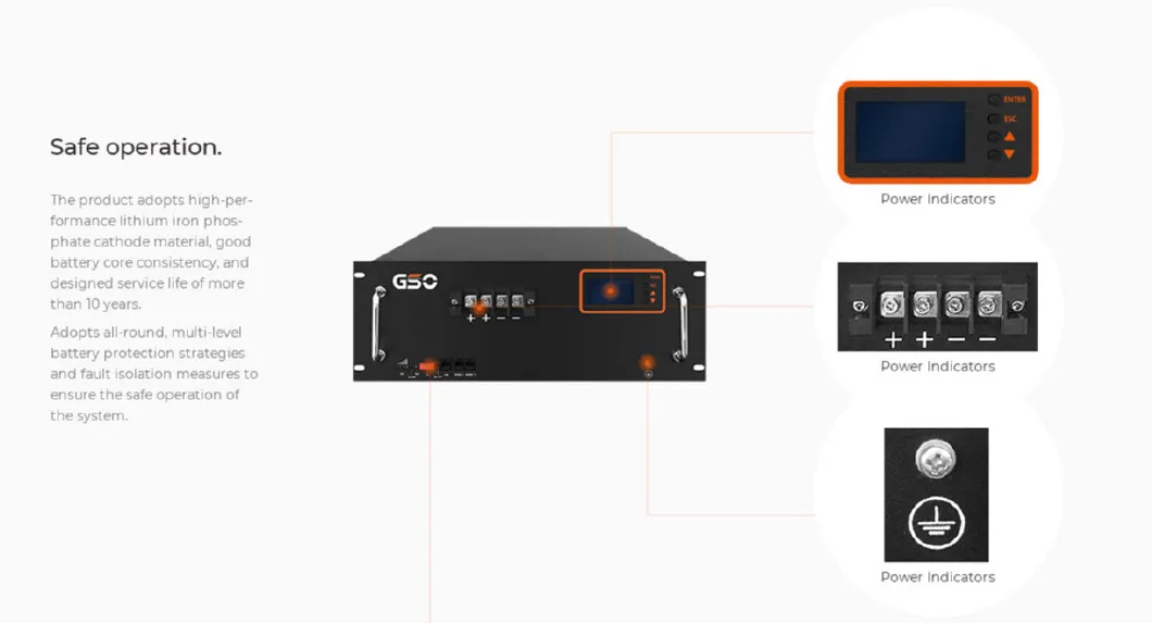 Rack Mounted Lithium Battery View 2
