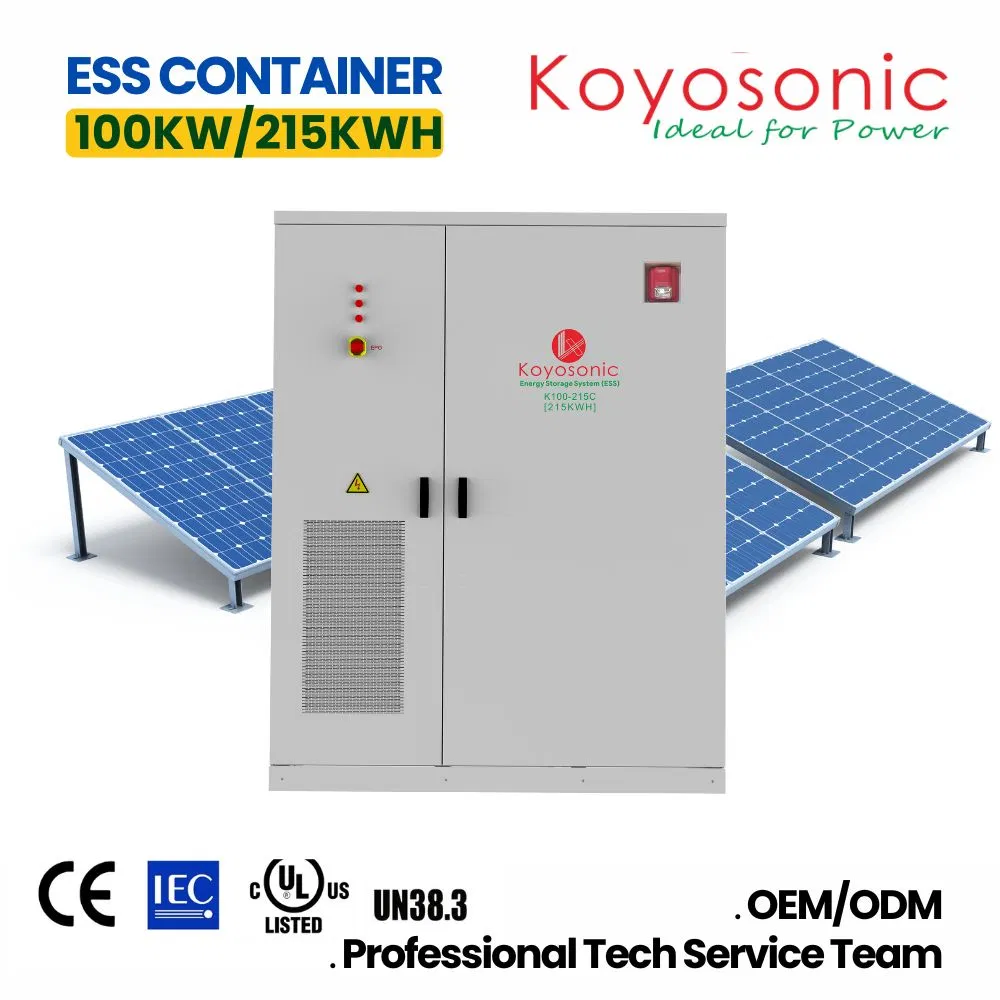 Residential Battery Storage System 100kw Hybrid Inverter + 241kwh LiFePO4 Battery Pack