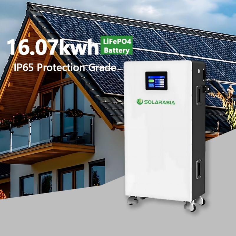 LiFePO4 Energy Storage Battery System 51.2V 314ah 16kwh Mobile Lithium Solar LFP Battery for Residential Use