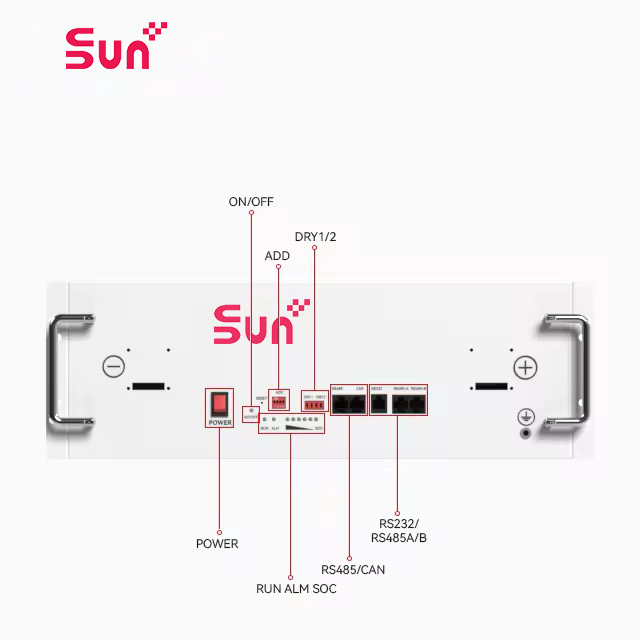 SUNPLUS Solar LiFePO4 Lithium Battery High Safety 51.2V 100Ah 5kWh 10kWh 15kWh 20kWh 10-Year Warranty 6000 Cycle Life