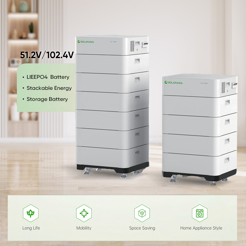 China Manufacturer Wholesale Price All in One 51.2V 100ah Hybrid Inverter 40kwh 30kwh LiFePO4 Lithium Battery 102.4V 50ah for Home Solar Energy Storage System