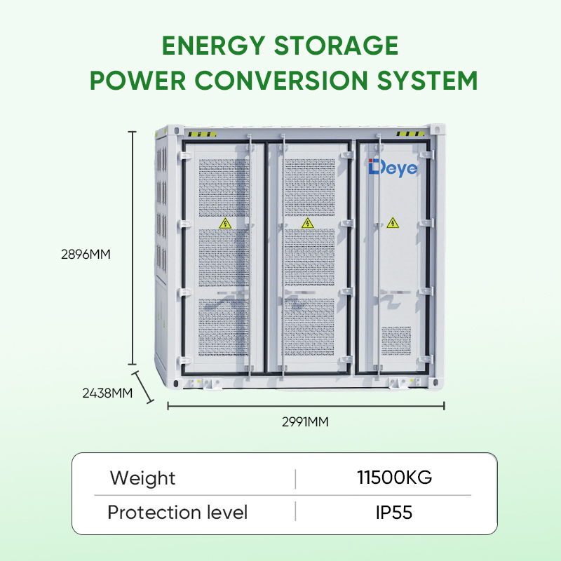 2250kw 2.25MW Hybrid Energy Storage PCS Power Conversion System PV Solar Battery Inverter 2475kw Peak Microgrid Solution