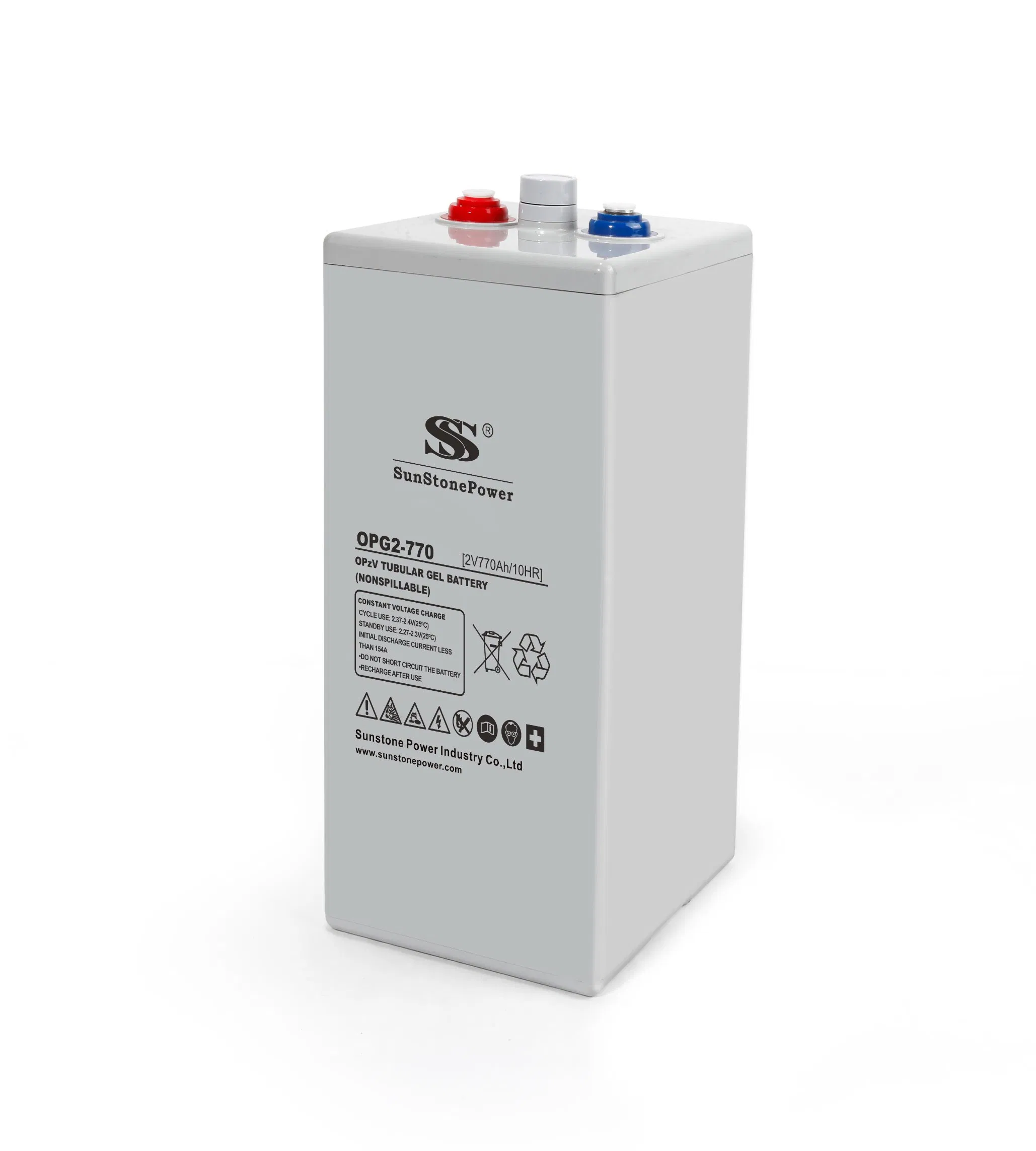 High Power Capacity Industrial Battery 2V 420ah Opzv Batteries Solar Energy Storage Battery