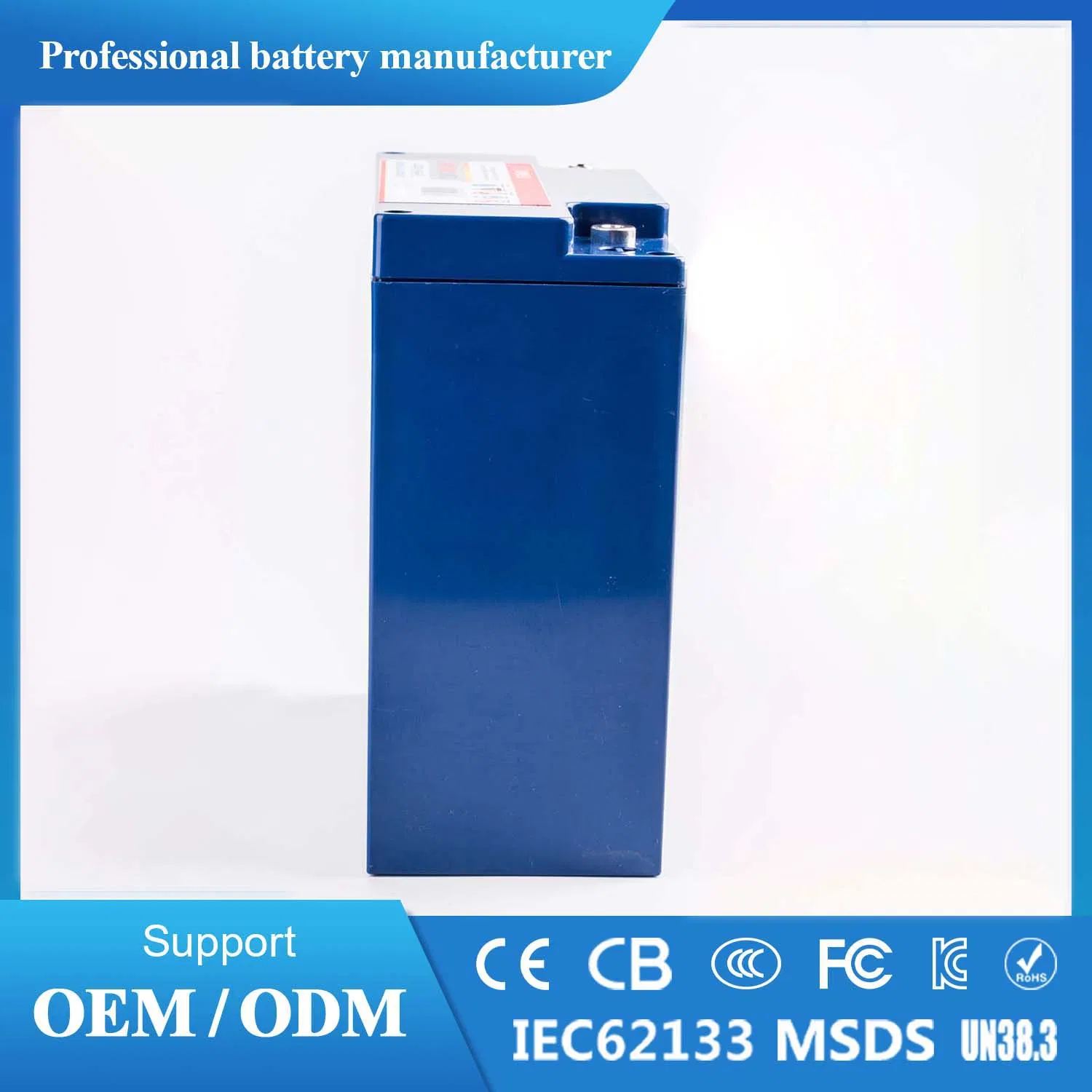 12V 20ah 12.8V 24ah Factory-Made LiFePO4 Battery Pack with Built-in PCM Ideal for UPS RV Golf Cart Yacht Marine Backup Power Solar Storage