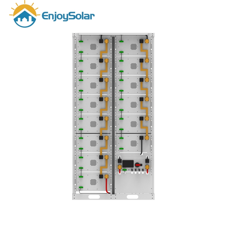 Enjoy Solar Reliable High Capacity 5kwh/10kwh/14kwh/16kwh Stackable Solar Lithium Ion Battery Packs for Industrial Solar Energy Storage System