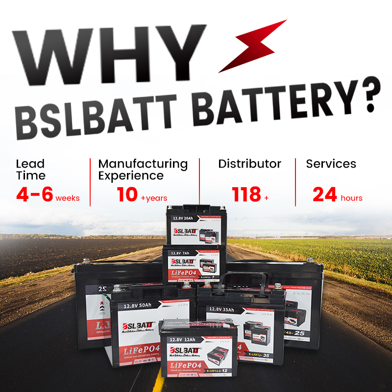 BSLBATT Solar Battery Lithium Ion 12v 7ah 50ah 100ah 200ah 300ah Lifepo4 Lithium Battery