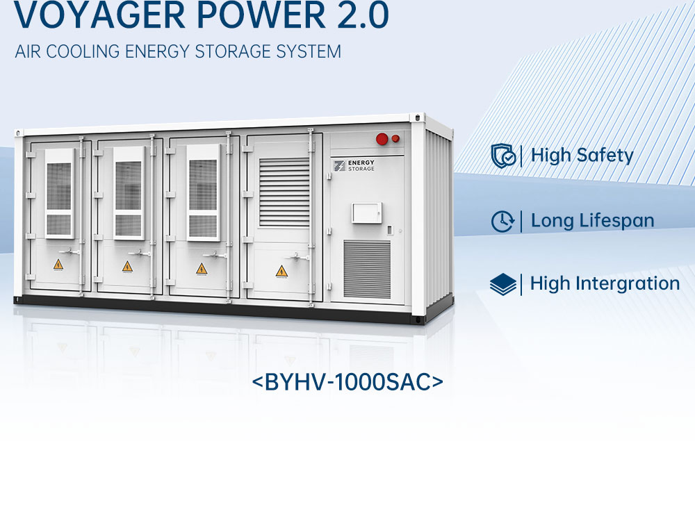 Industrial and Commercial Energy Storage 1mwh Solar System Li-ion Battery Power Container with Air Cooling LiFePO4 Type