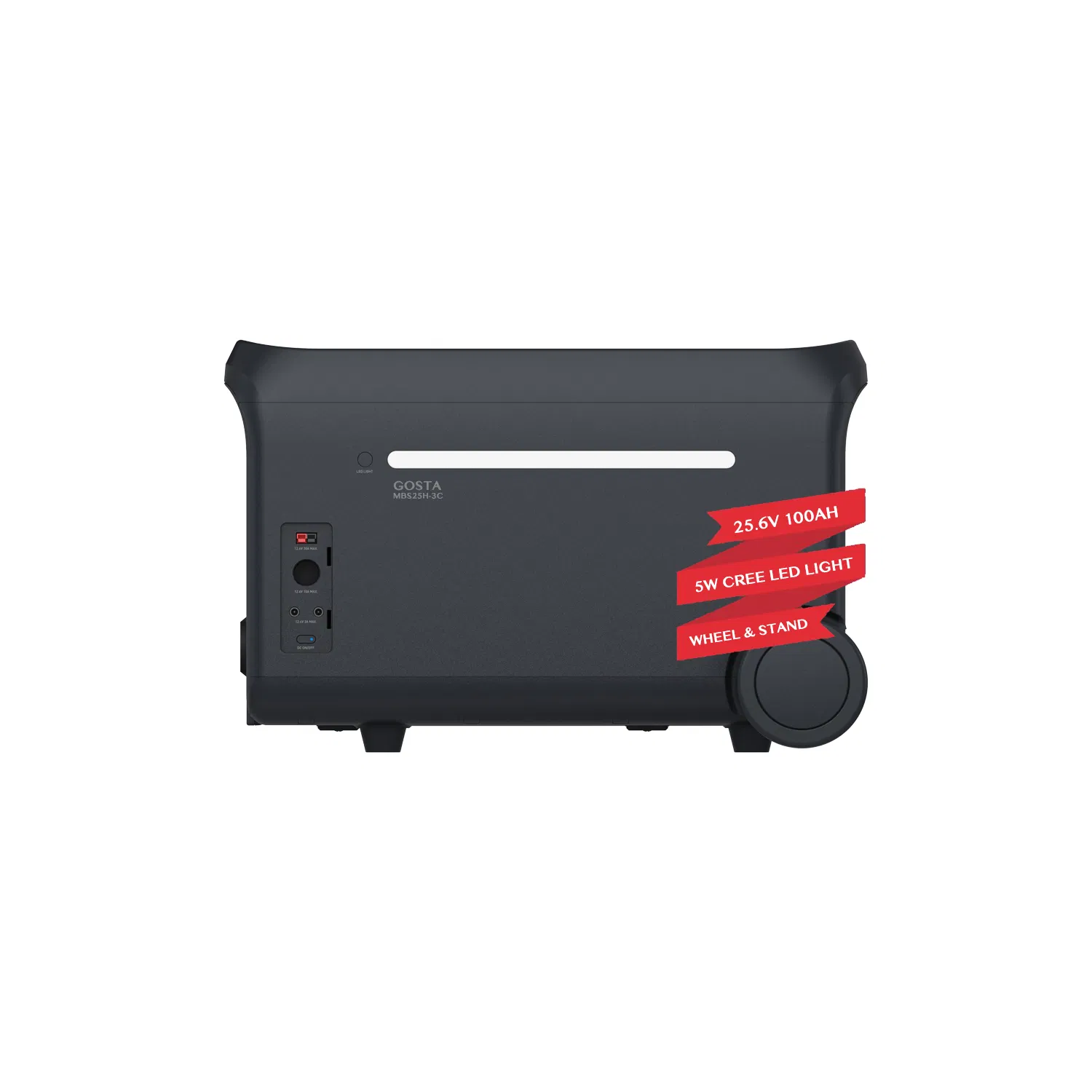 Gosta Mbs25h-3c Price Friendly Outdoor Emergency Rechargeable Light LED UPS Battery