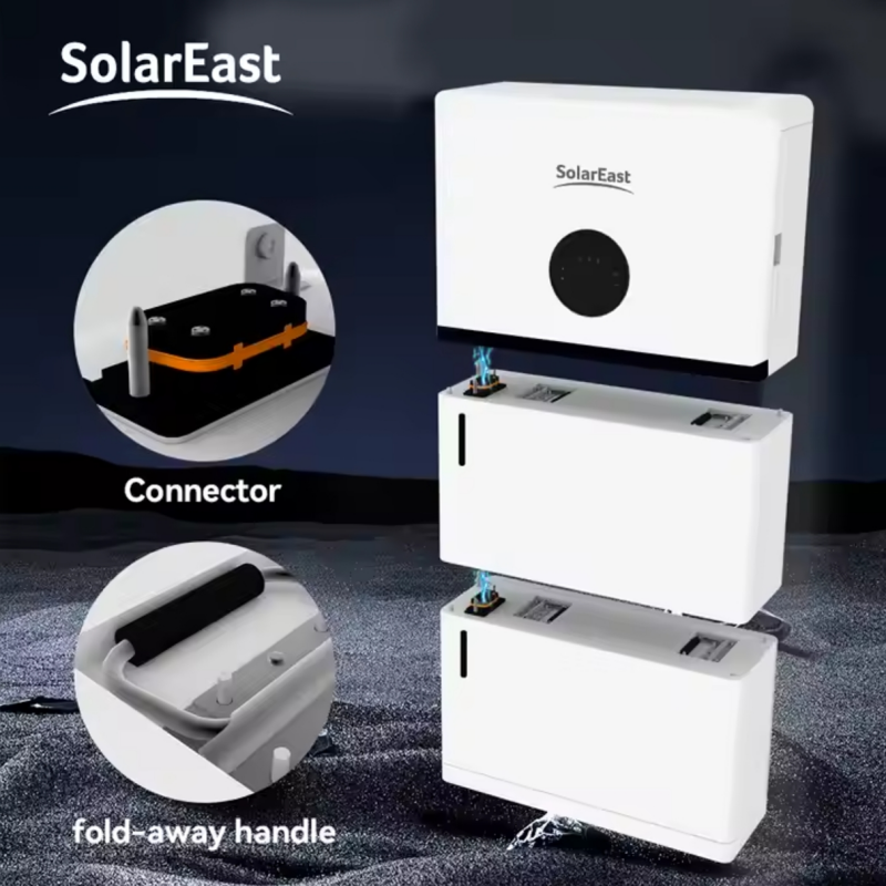 Sunrain SolarEast Best Selling All in One Stack Battery Low Voltage Lifepo4 Lithium Lon Battery Home Energy Storage Battery