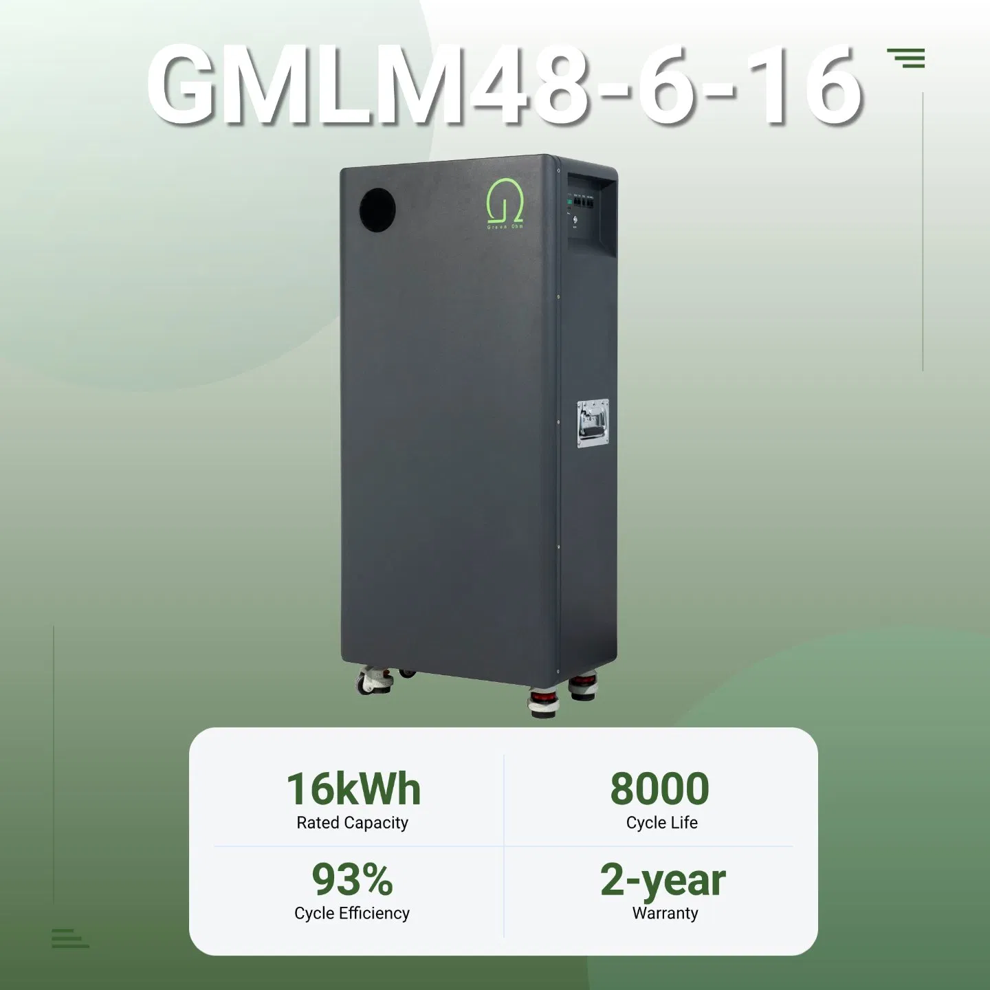 6kw 16kwh Home Energy Storage Battery (48V 100A BMS) off Grid Residential Solar Power System with Lithium Ion Battery for Household Supply