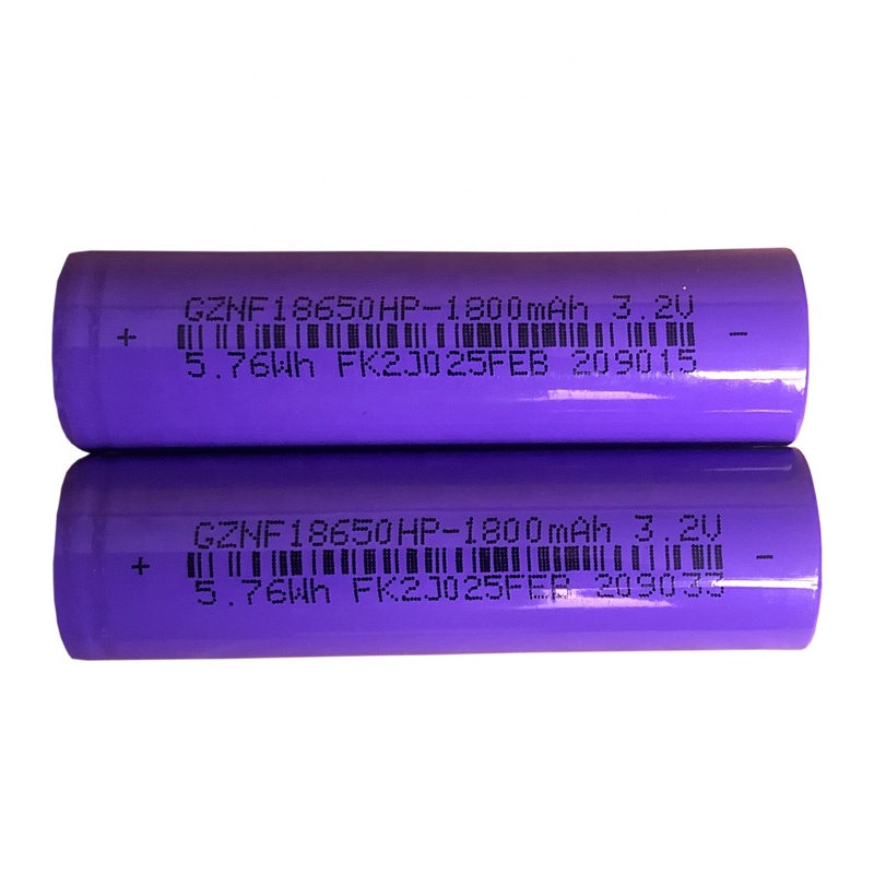 Deep Cycle Solar Energy Storage 1800mah 3.2V 18650 Lifepo4 Battery Cell Lifepo4 Lithium Batteries