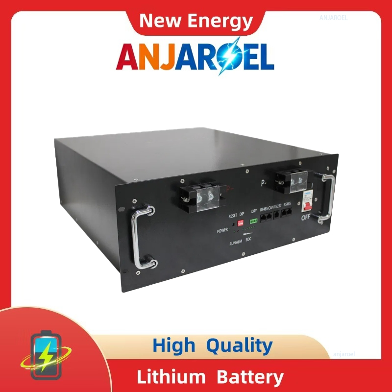 51.2V 100ah Deep Cycle Rack Mounted Lithium Battery 48V 20/50/75/100/150/200ah LFP Solar Energy Storage Lithium Ion Battery