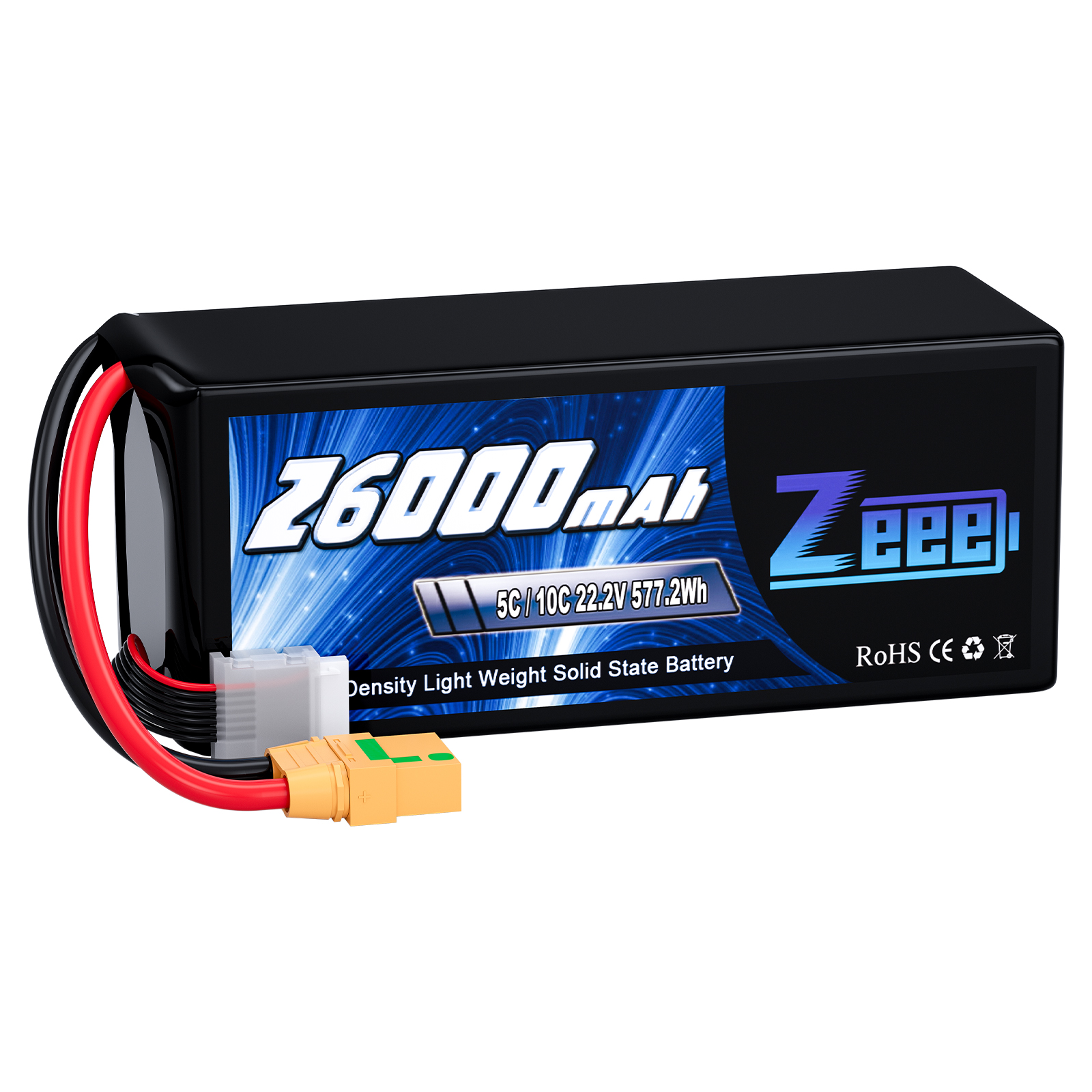 Zeee 6S/12S Solid State Battery 12000/16000/23000/26000/29000/31000/32500/35000mAh For Detection And Exploration